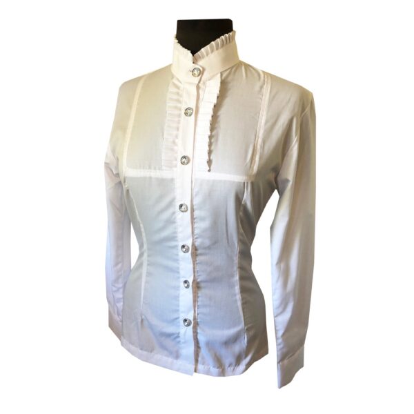 High Collar Box Pleat Long Sleeve Shirt – LP Designs Australia