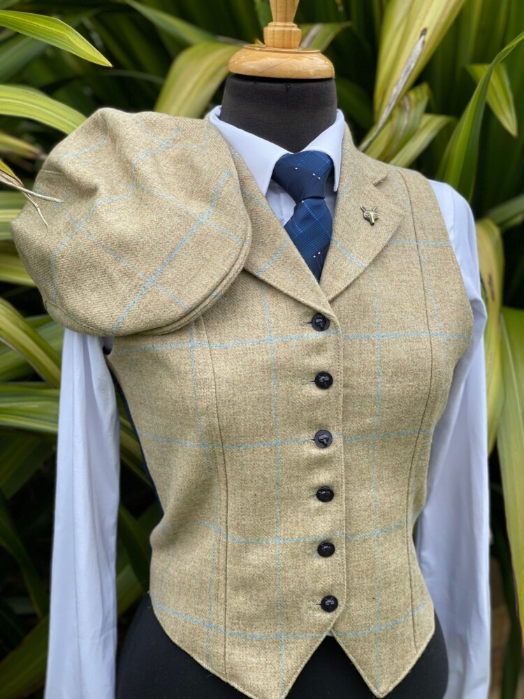 Vintage tweed waistcoat hotsell