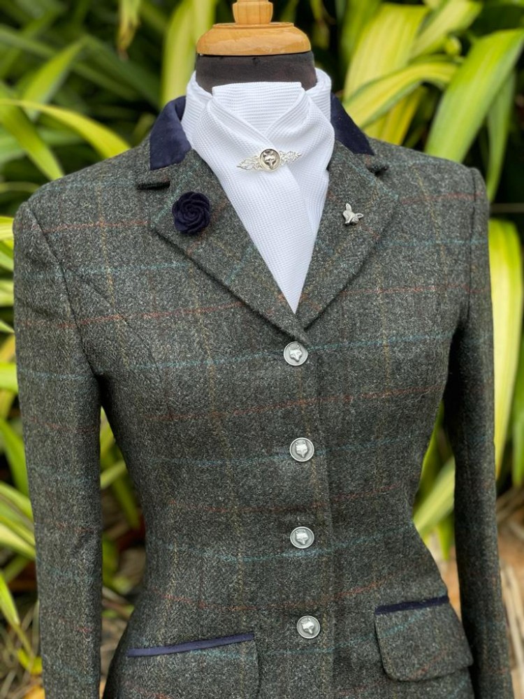 Grey tweed show jacket on sale