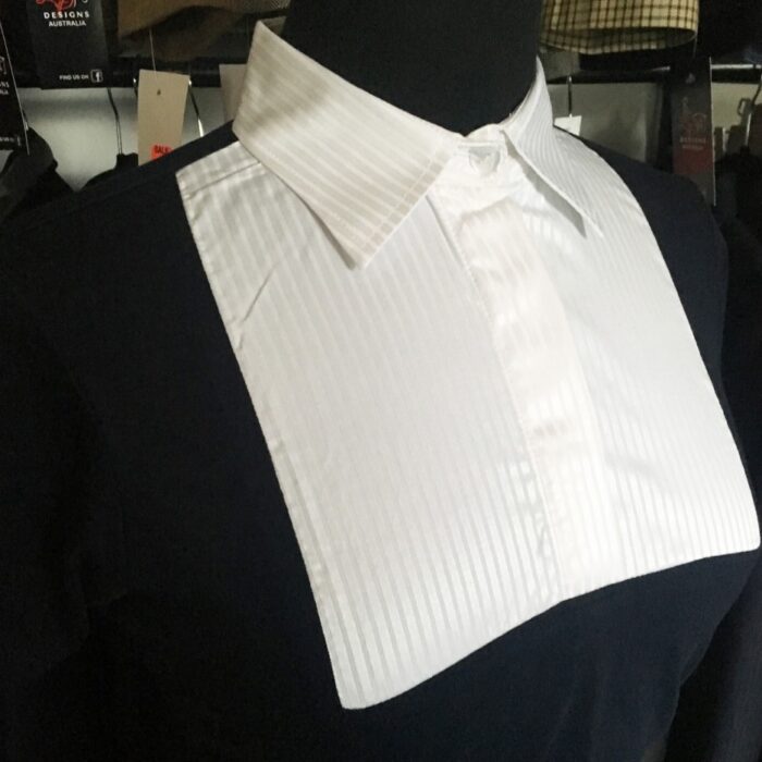 Collared Pinstripe Navy/White Shirt - Image 2