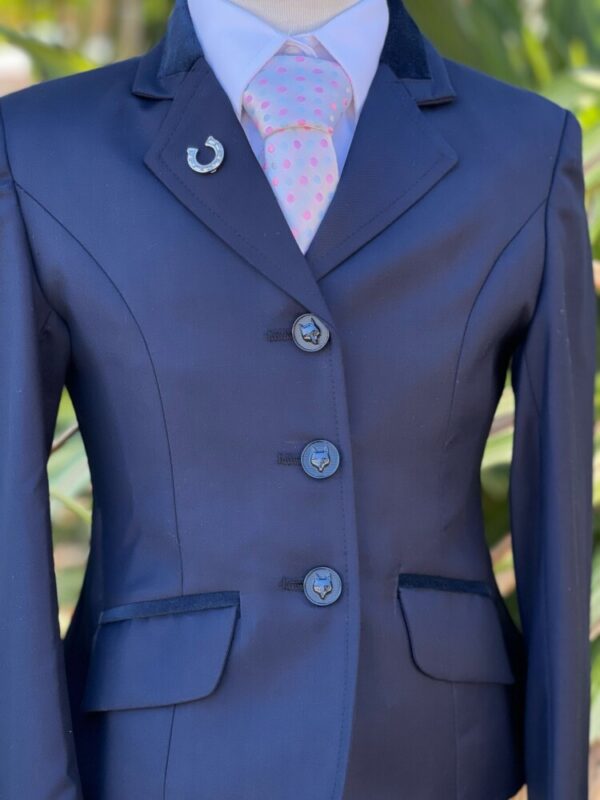 Childs Navy Lightweight/Navy Foxhead Buttons (Size 10) - Image 3