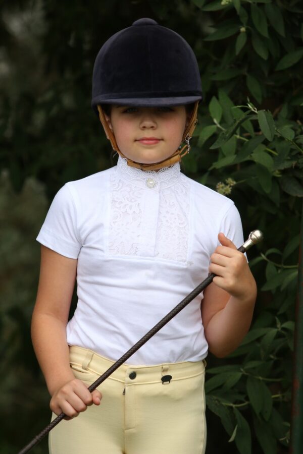 Childs Pearl Lace Shortsleeve Shirt - Image 5