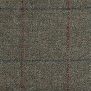 Childs Green Tweed/Navy Red Overcheck - Image 5
