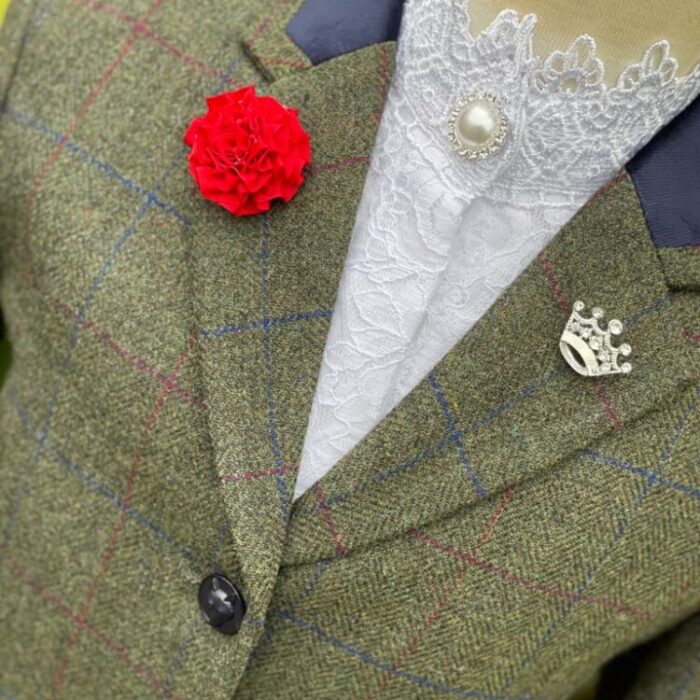 Childs Olive Tweed/Double Windowpane (Sizes 4 & 10)