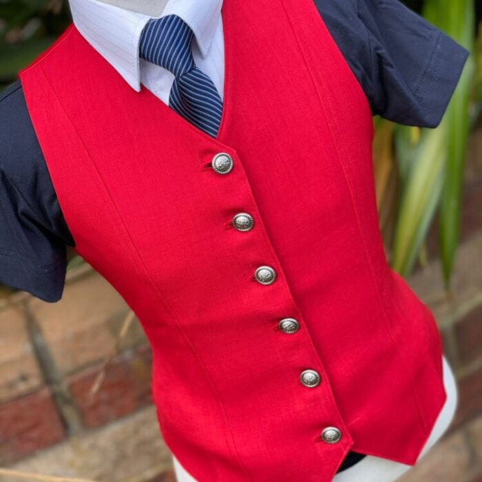 Childs Red Classic Waistcoat