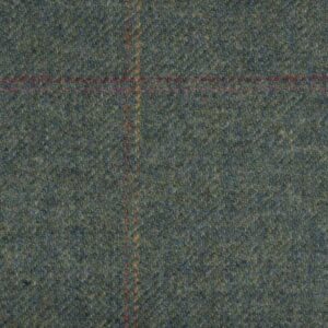 Green Tweed/Navy Velvet Trim (Size 8 & 14) - Image 2