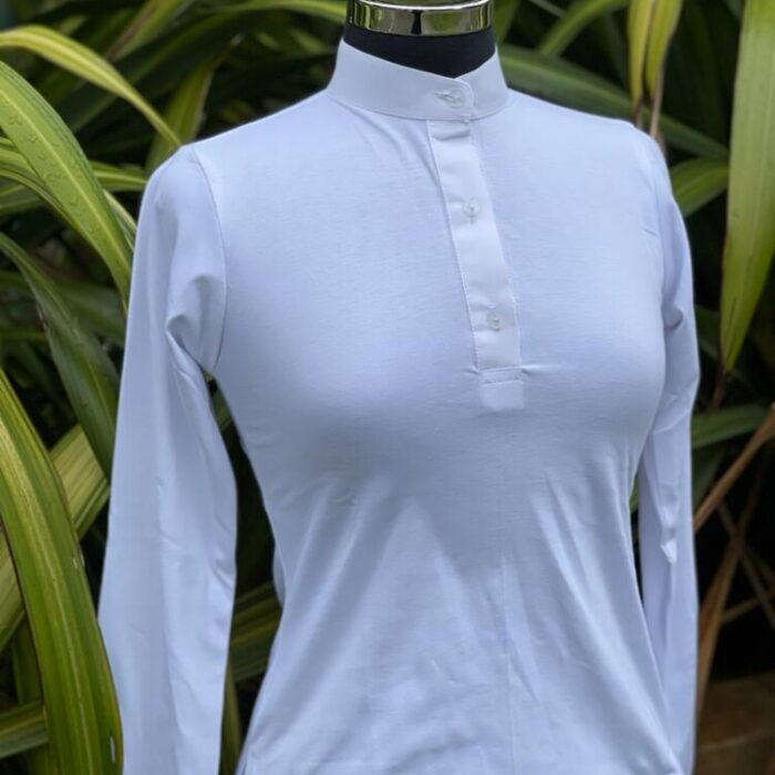 White Ratcatcher Stretch Longsleeve Shirt