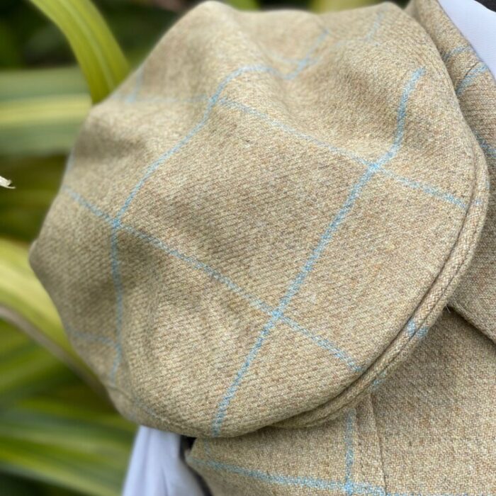 Fawn Tweed Cap/Pale Blue Overcheck - Image 2