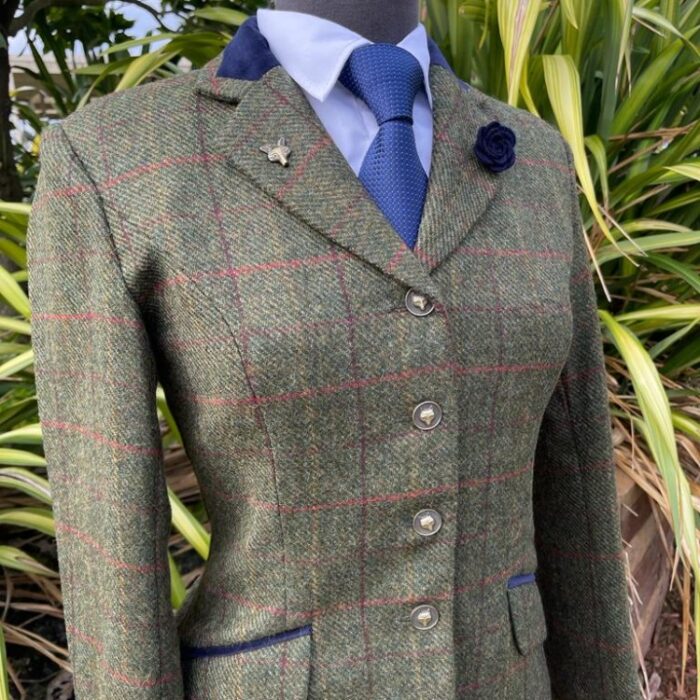 Olive Green Tweed/Triple Overcheck - Image 3