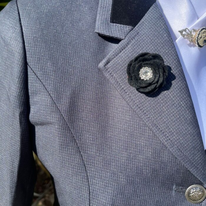 Grey Shimmer/Black Trim (Size 8 & 10) - Image 2