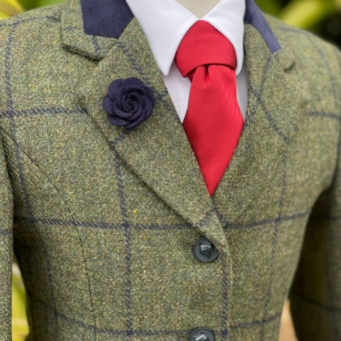 Olive Tweed/Navy Windowpane - Image 5