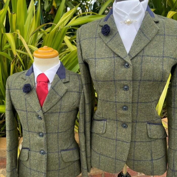 Olive Tweed/Navy Windowpane - Image 3